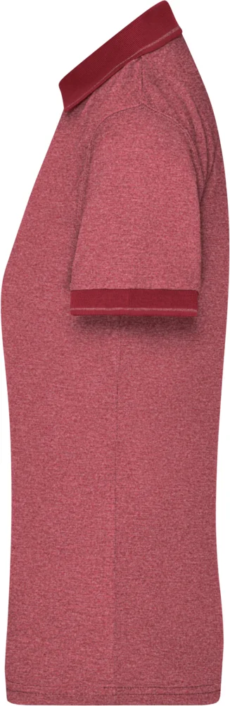 Damen Jersey Melange Polo