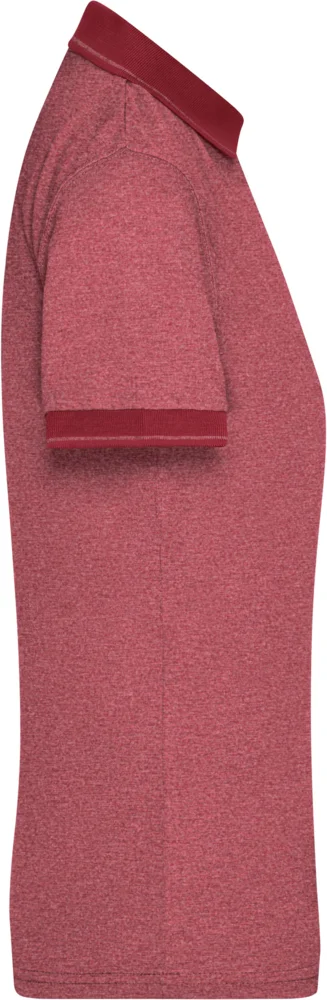 Damen Jersey Melange Polo