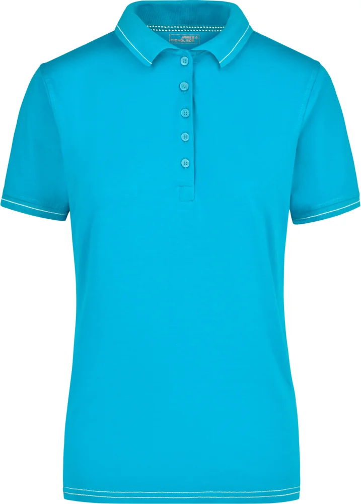 Damen Jersey Stretch Polo