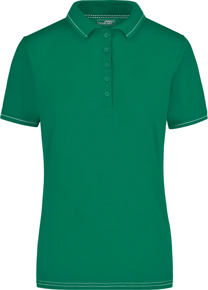Damen Jersey Stretch Polo
