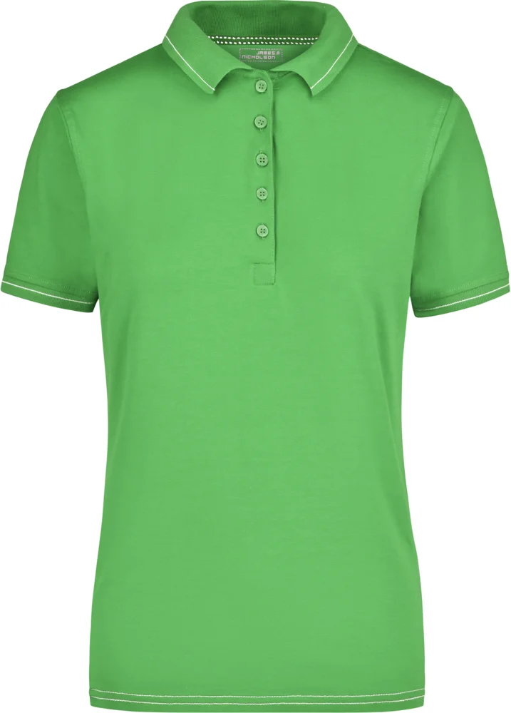 Damen Jersey Stretch Polo