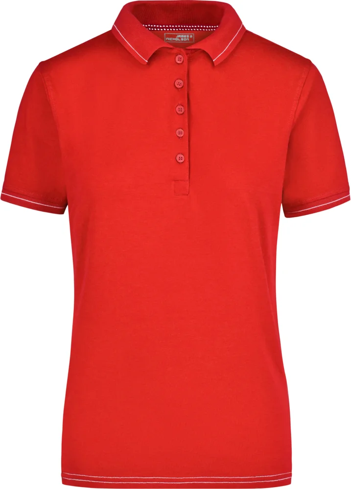Damen Jersey Stretch Polo