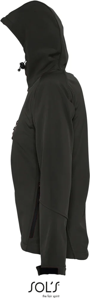 Damen Kapuzen 3-Lagen Softshell Jacke