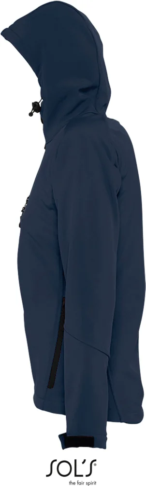 Damen Kapuzen 3-Lagen Softshell Jacke