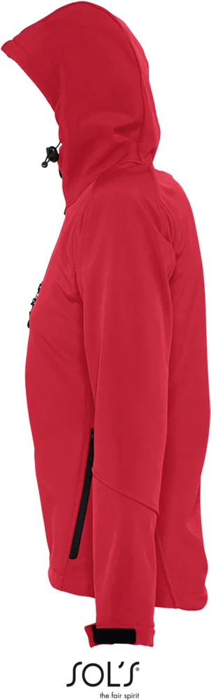 Damen Kapuzen 3-Lagen Softshell Jacke