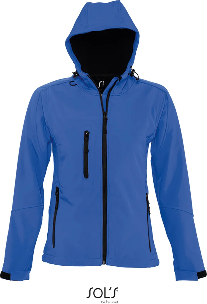 Damen Kapuzen 3-Lagen Softshell Jacke