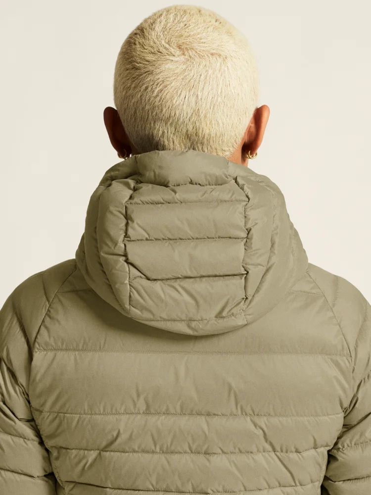 Damen Kapuzen Daunenjacke