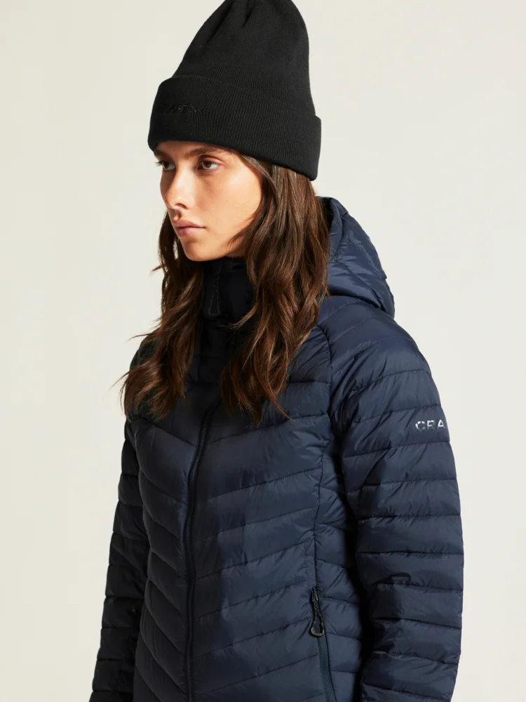 Damen Kapuzen Daunenjacke