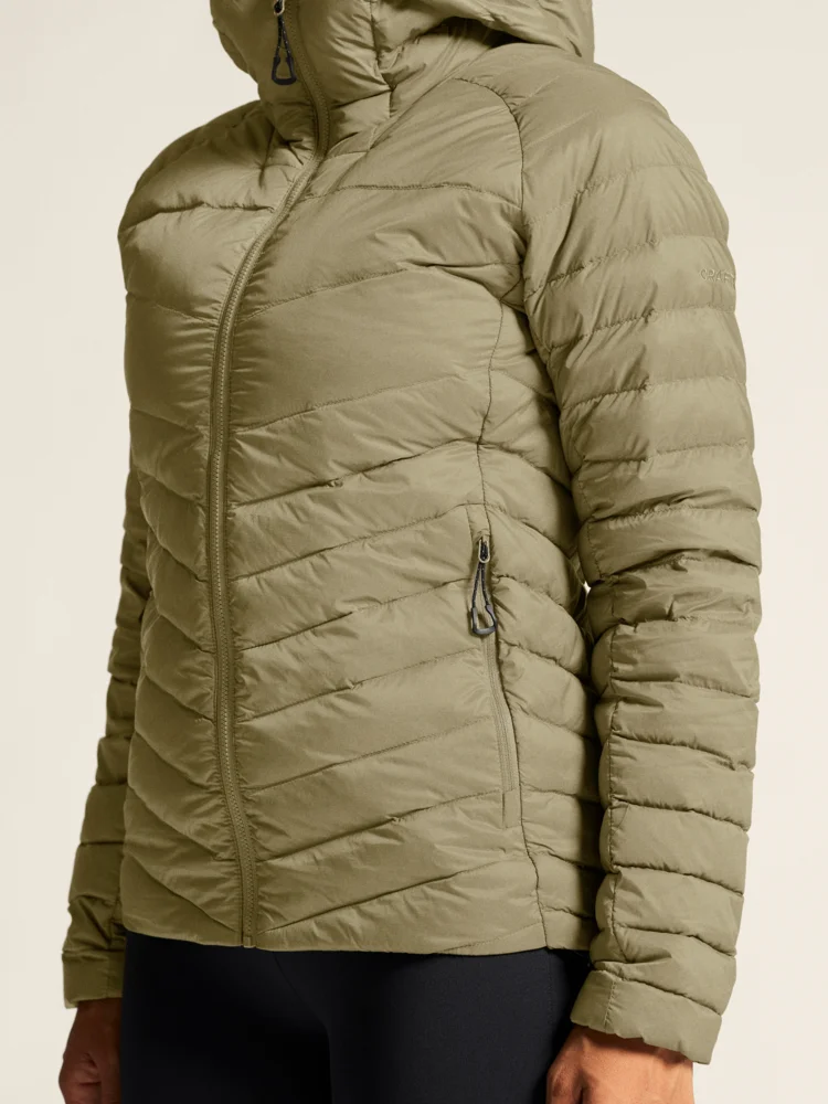 Damen Kapuzen Daunenjacke