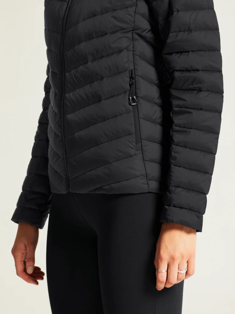 Damen Kapuzen Daunenjacke