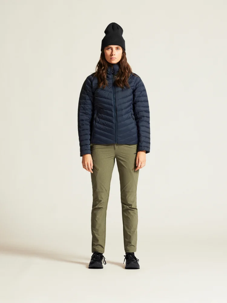 Damen Kapuzen Daunenjacke