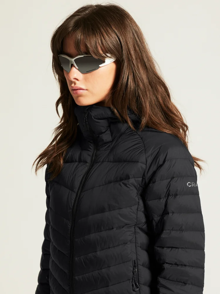 Damen Kapuzen Daunenjacke