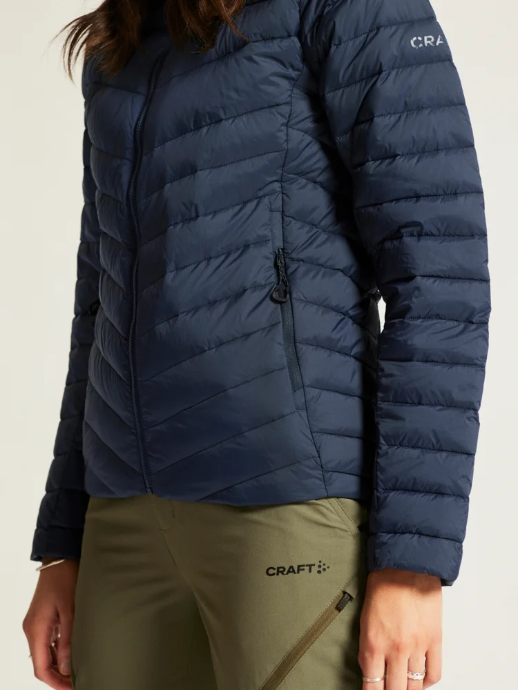 Damen Kapuzen Daunenjacke