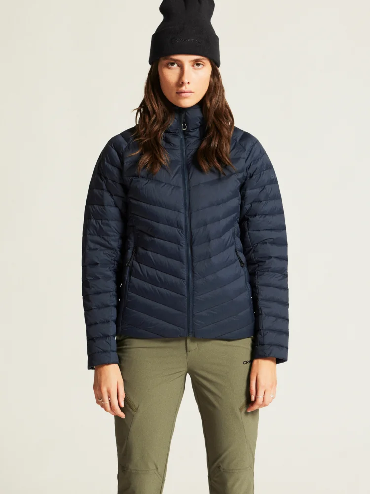 Damen Kapuzen Daunenjacke