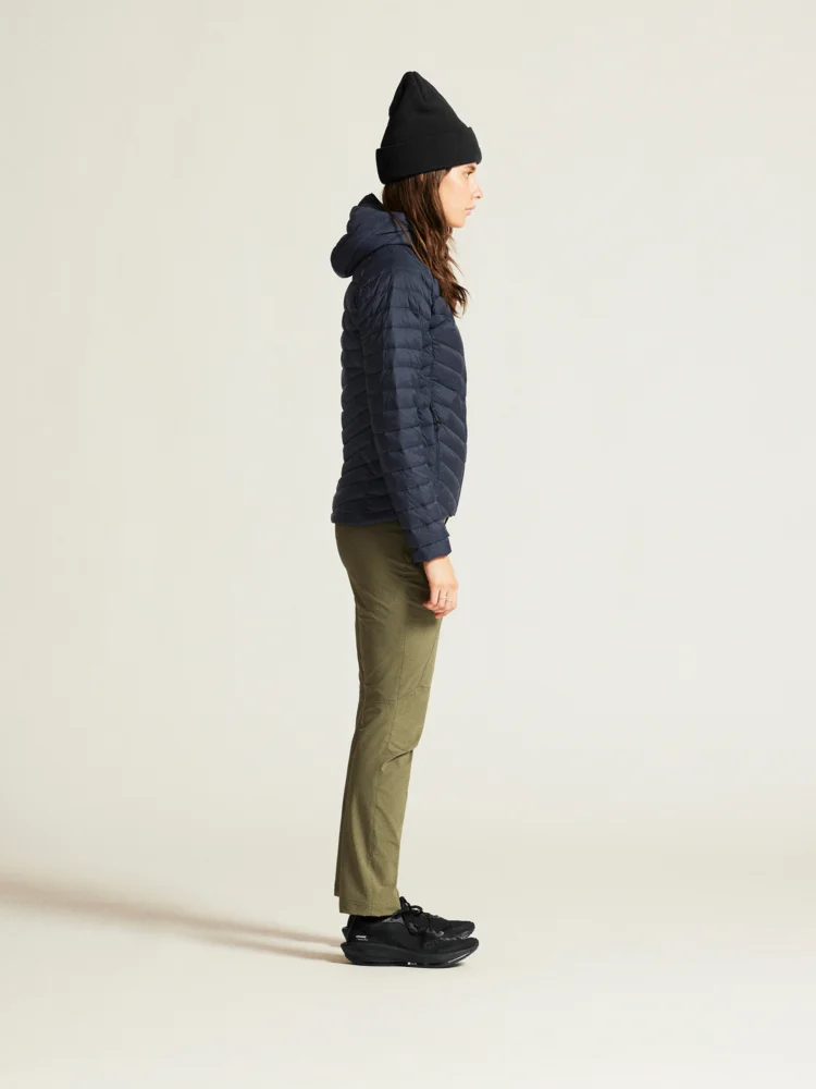 Damen Kapuzen Daunenjacke