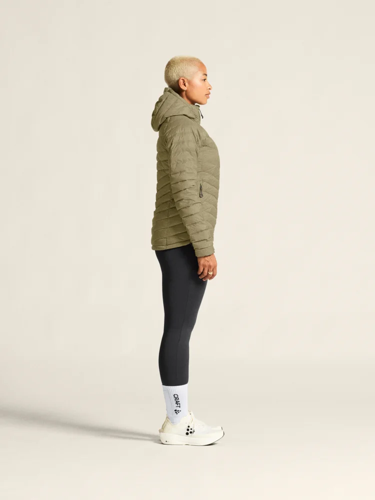 Damen Kapuzen Daunenjacke