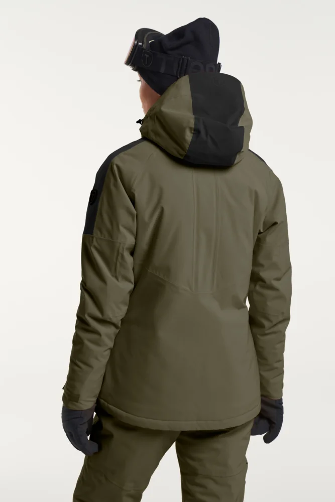Damen Kapuzen Skijacke