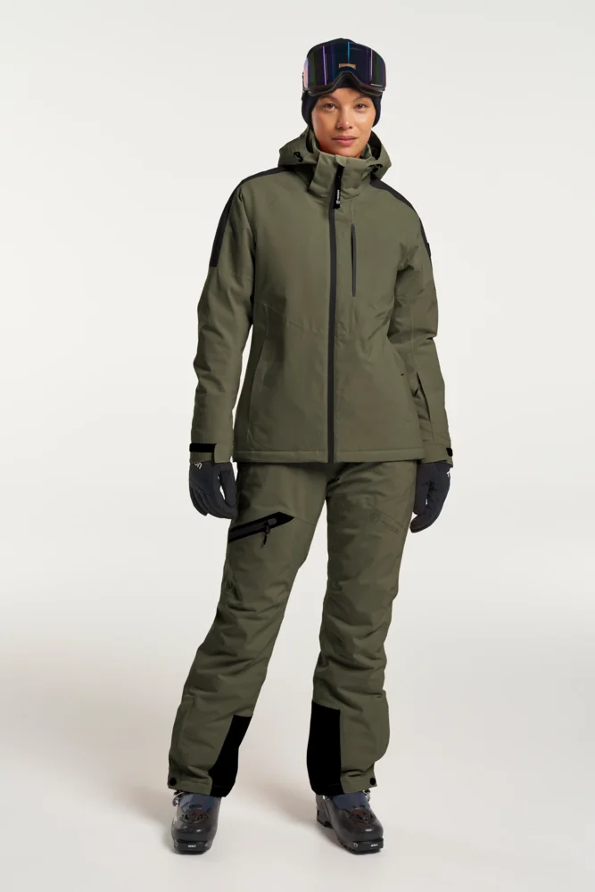 Damen Kapuzen Skijacke