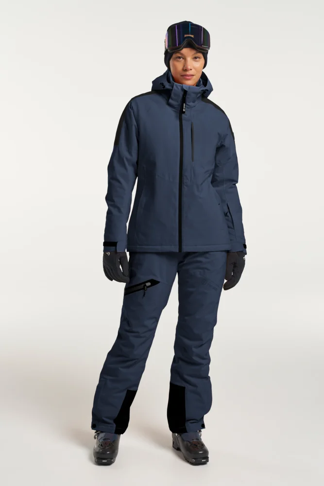 Damen Kapuzen Skijacke