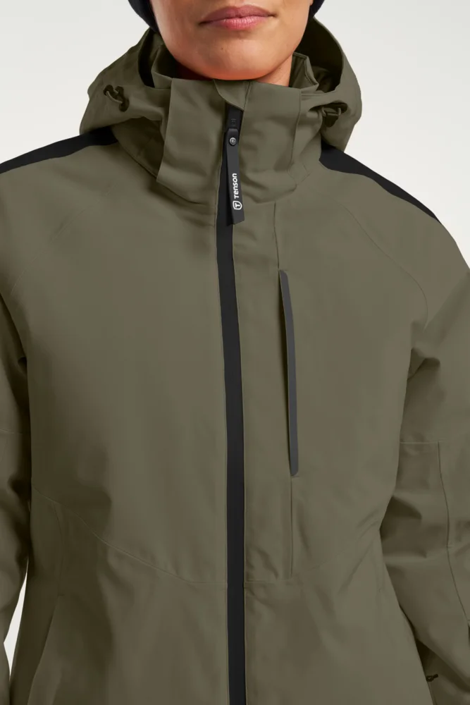 Damen Kapuzen Skijacke