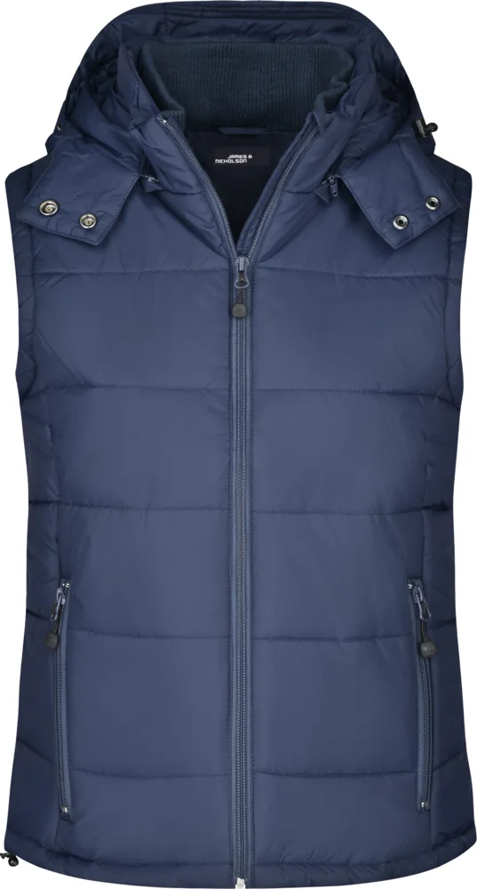 Ladies' Hooded Padded Vest