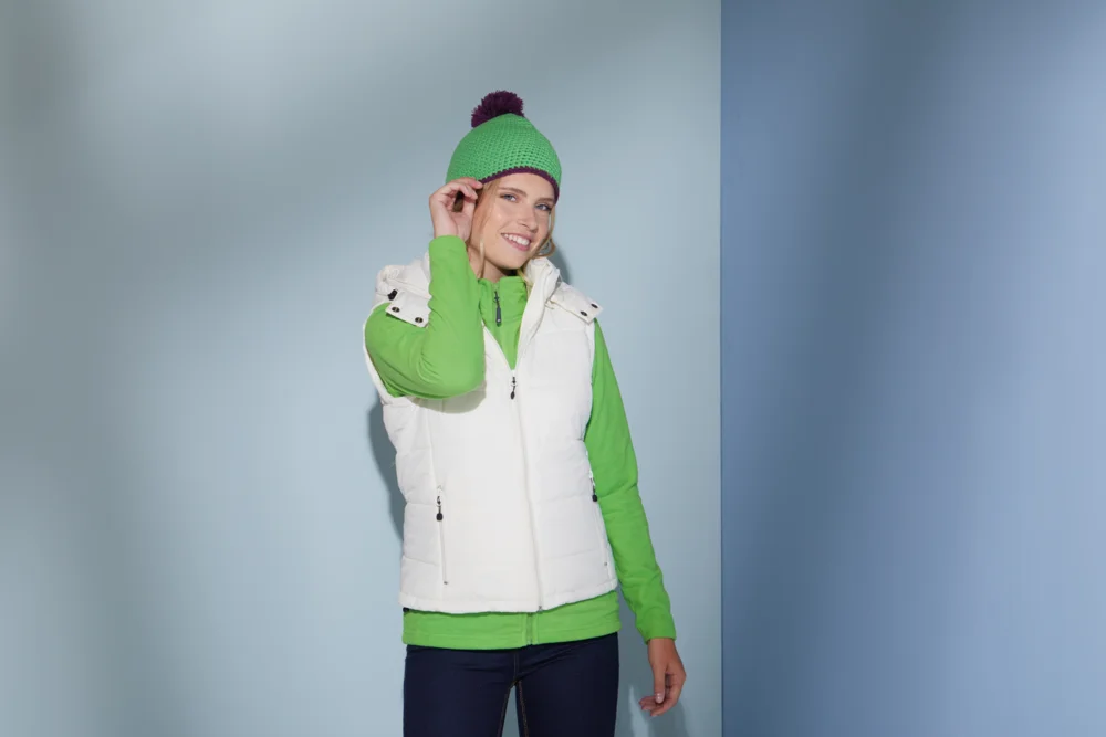 Ladies' Hooded Padded Vest