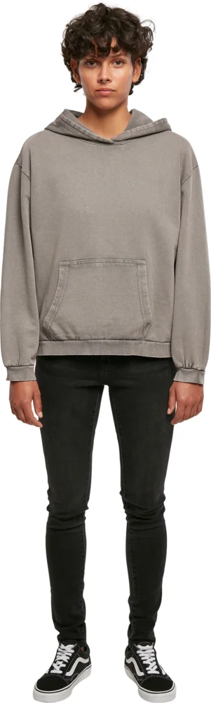 Damen Kapuzen Sweater "Acid Wash"