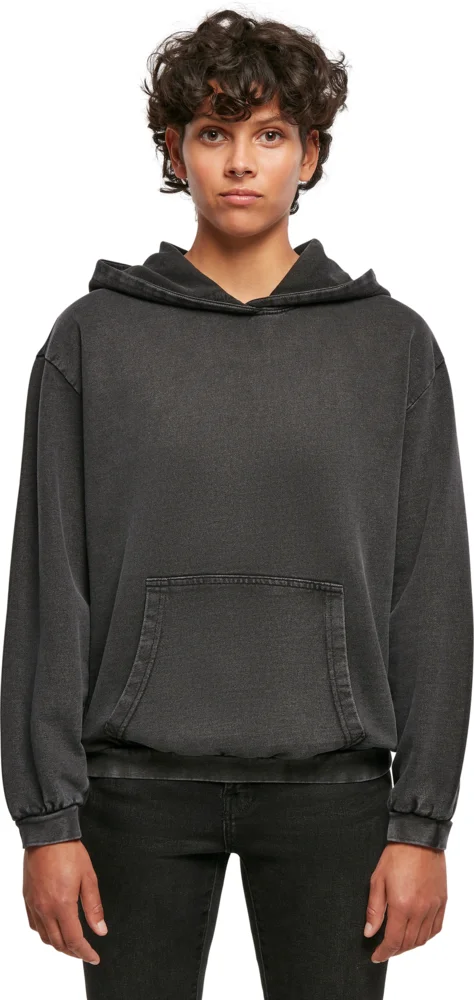 Damen Kapuzen Sweater "Acid Wash"