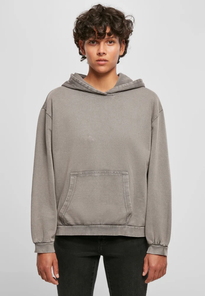 Damen Kapuzen Sweater "Acid Wash"
