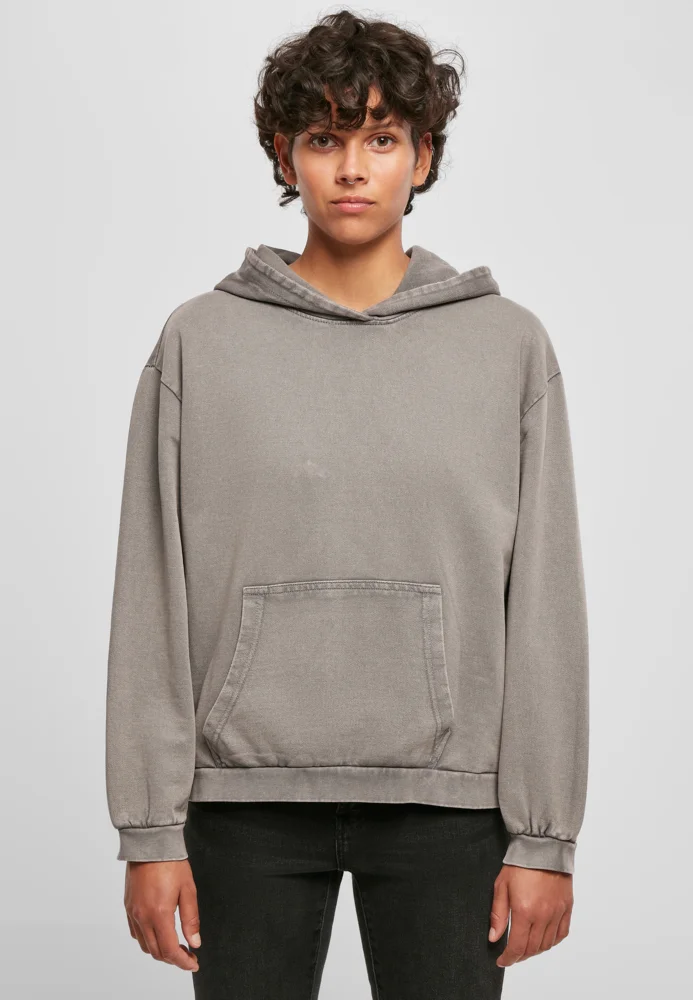 Damen Kapuzen Sweater "Acid Wash"