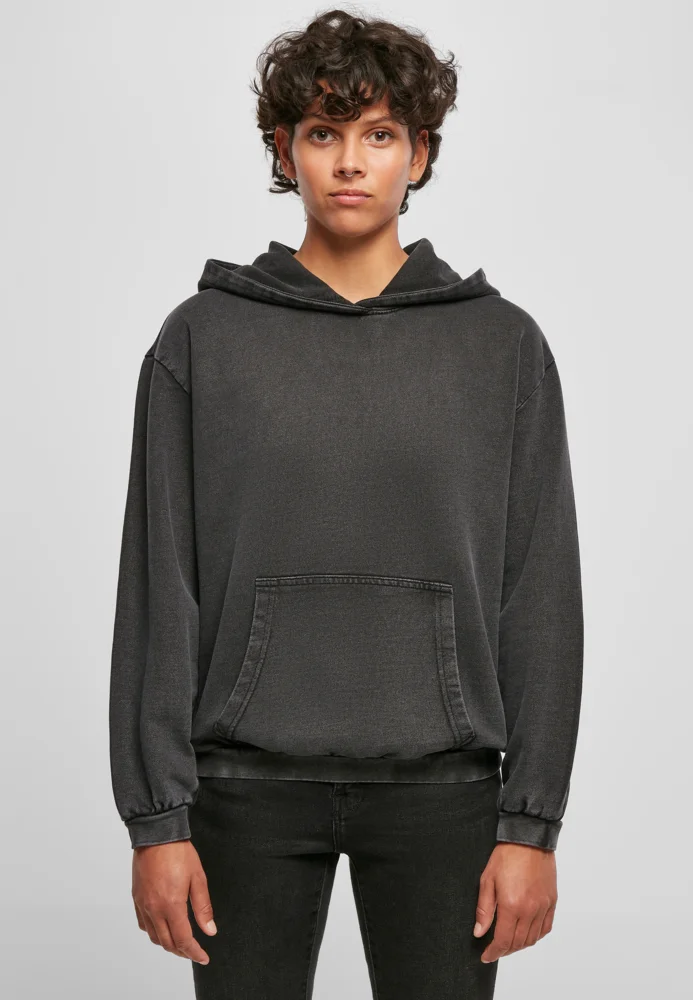 Damen Kapuzen Sweater "Acid Wash"
