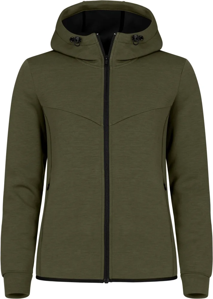 Damen Kapuzen Sweatjacke