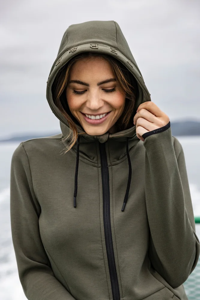 Ladies' Hooded Sweat Jacket