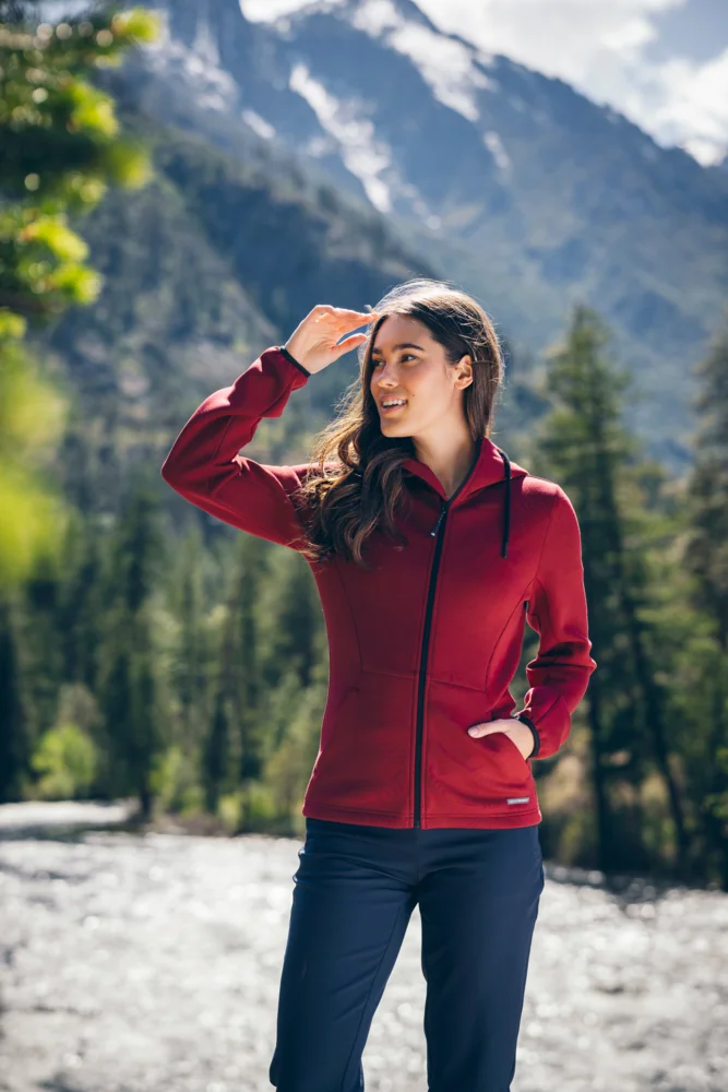 Ladies' Hooded Sweat Jacket