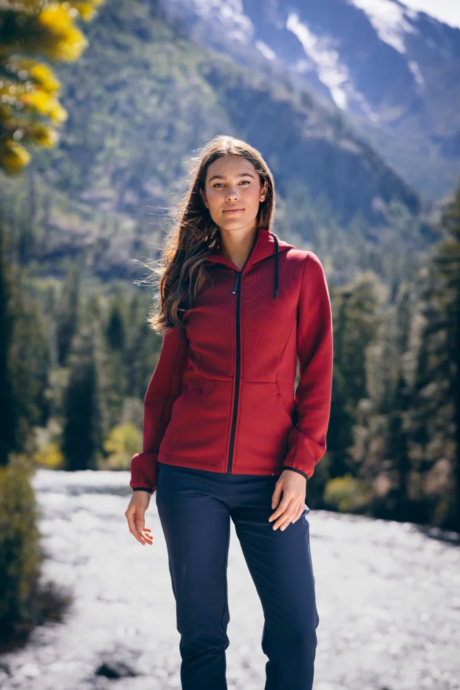 Ladies' Hooded Sweat Jacket