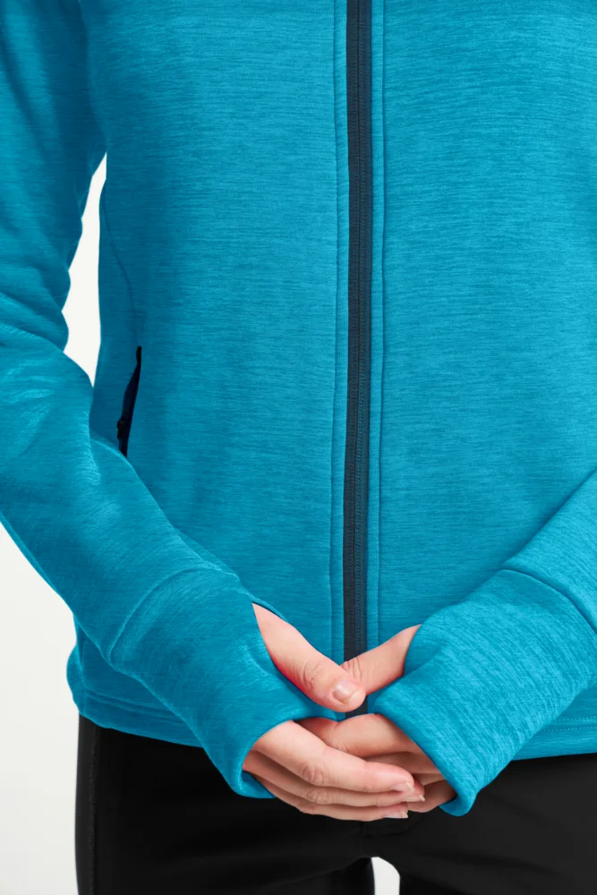 Damen Kapuzen Sweatjacke