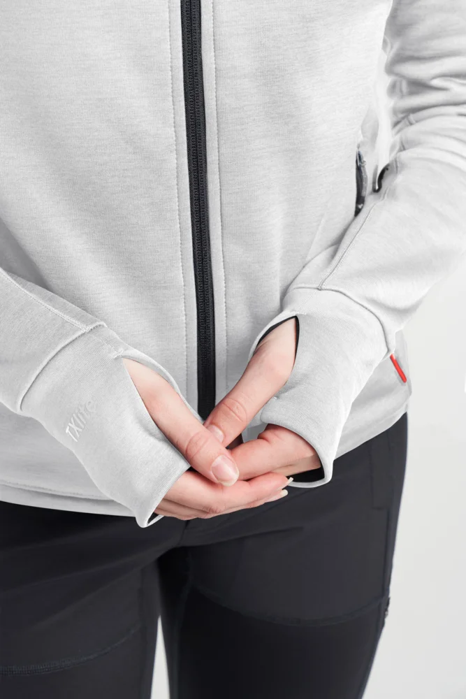 Damen Kapuzen Sweatjacke