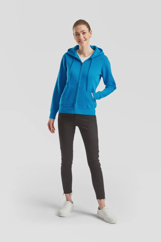 Damen Kapuzen Sweatjacke