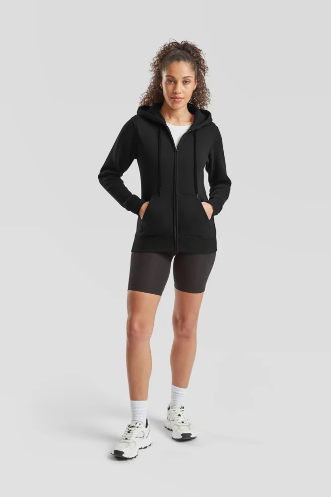 Damen Kapuzen Sweatjacke