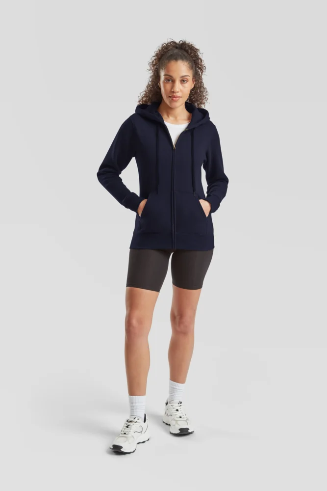 Damen Kapuzen Sweatjacke