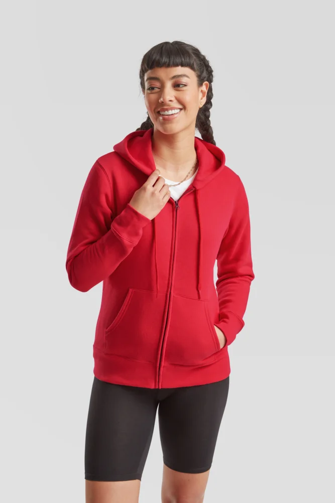Damen Kapuzen Sweatjacke