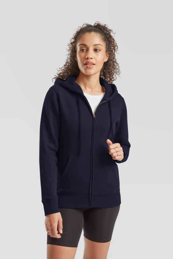 Damen Kapuzen Sweatjacke