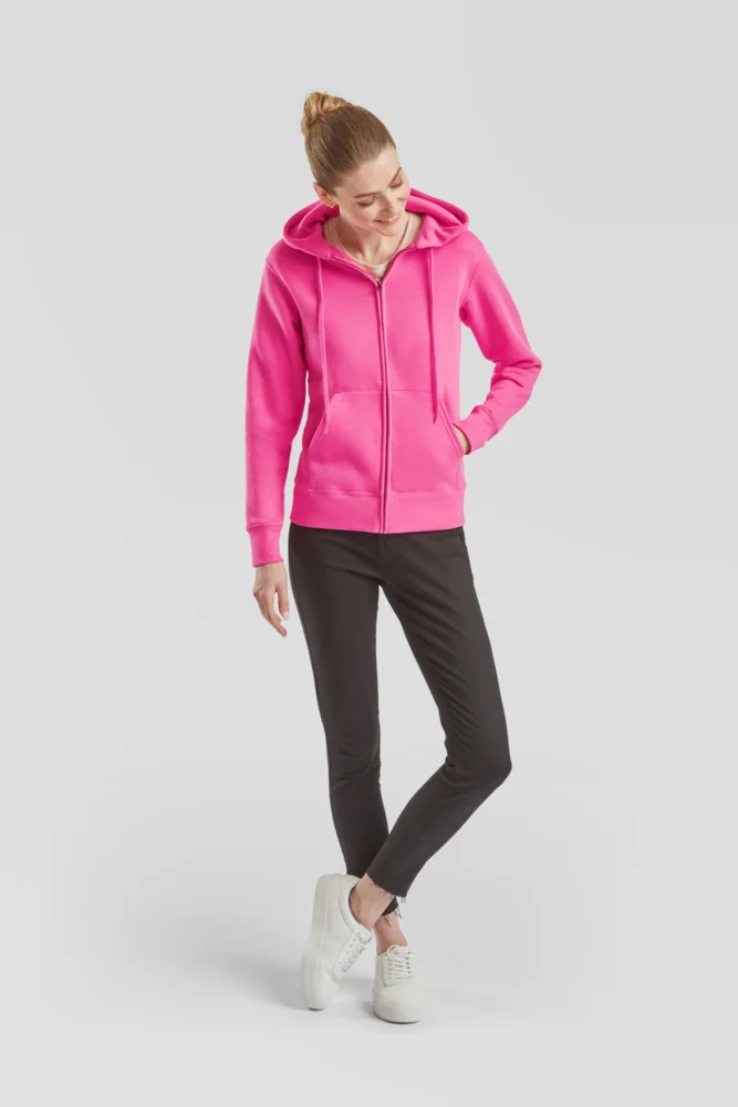Damen Kapuzen Sweatjacke