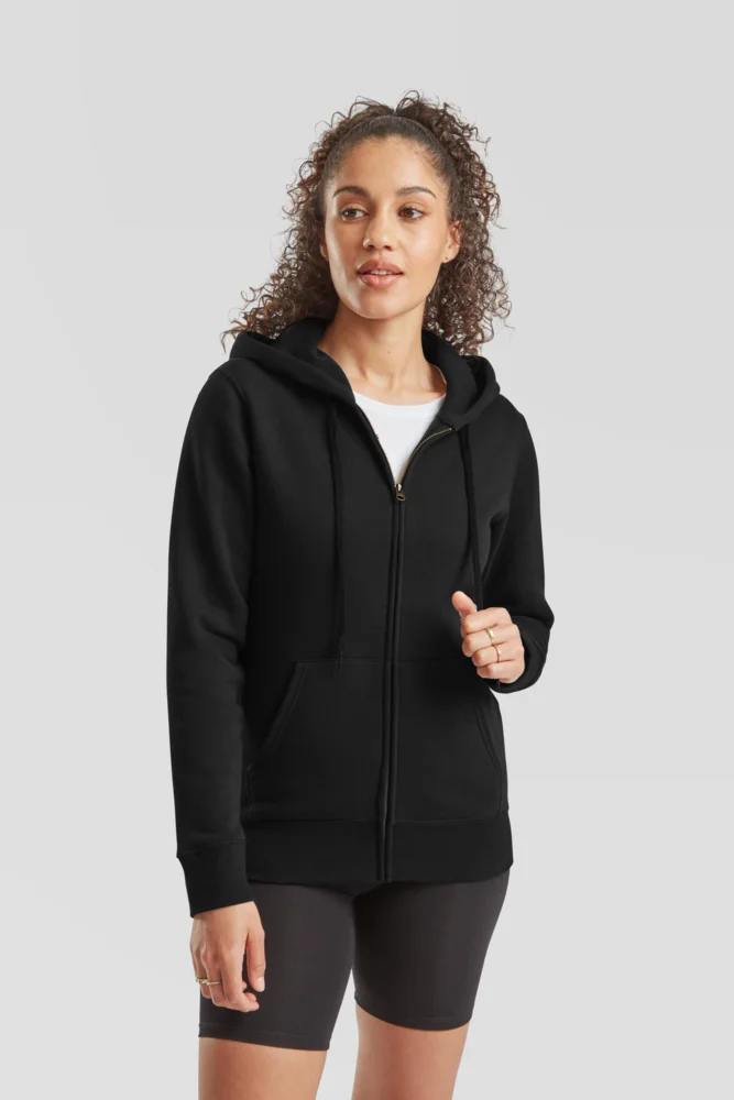 Damen Kapuzen Sweatjacke