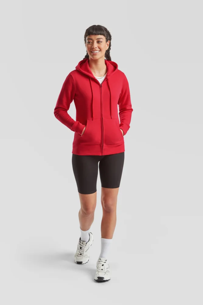 Damen Kapuzen Sweatjacke