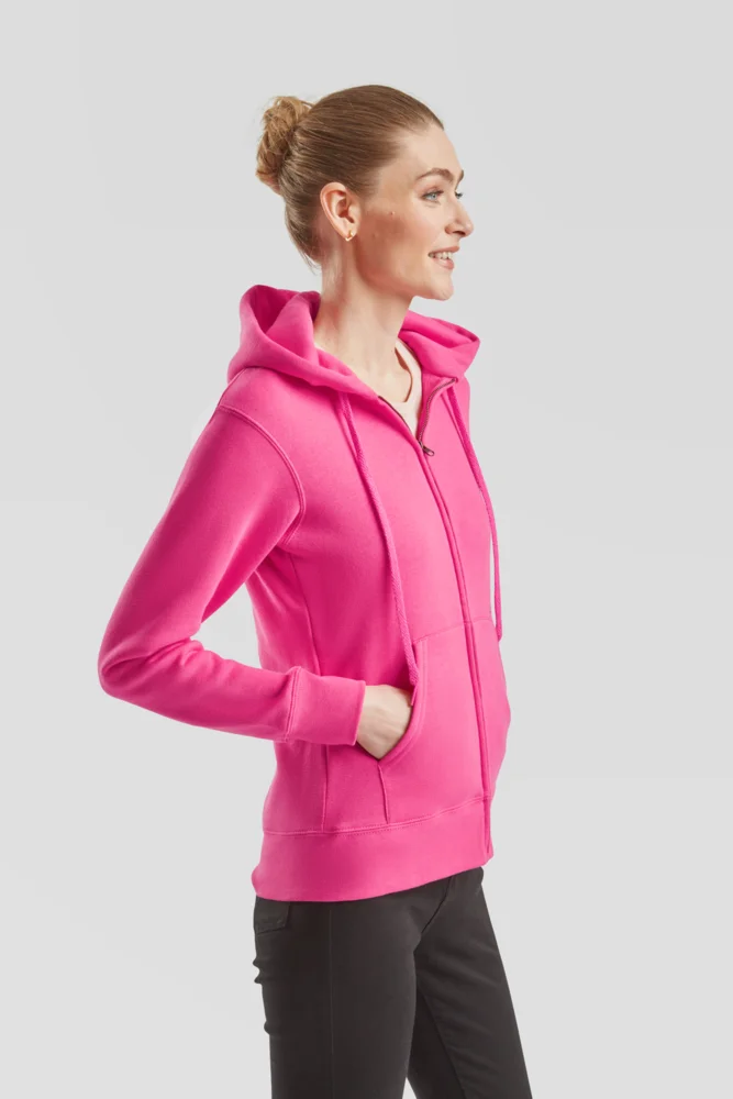 Damen Kapuzen Sweatjacke