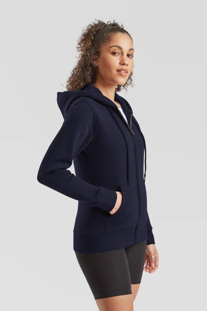 Damen Kapuzen Sweatjacke