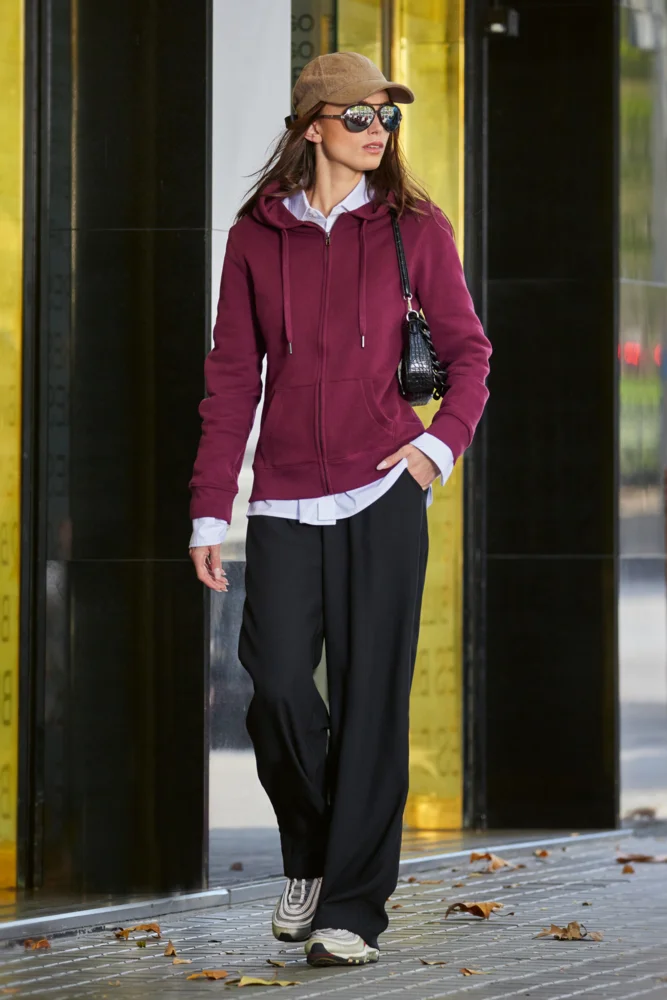 Ladies' Hooded Sweat Jacket