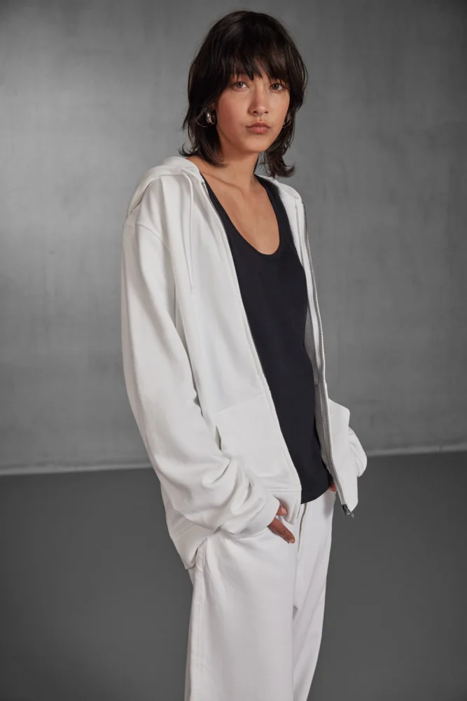 Damen Kapuzen Sweatjacke