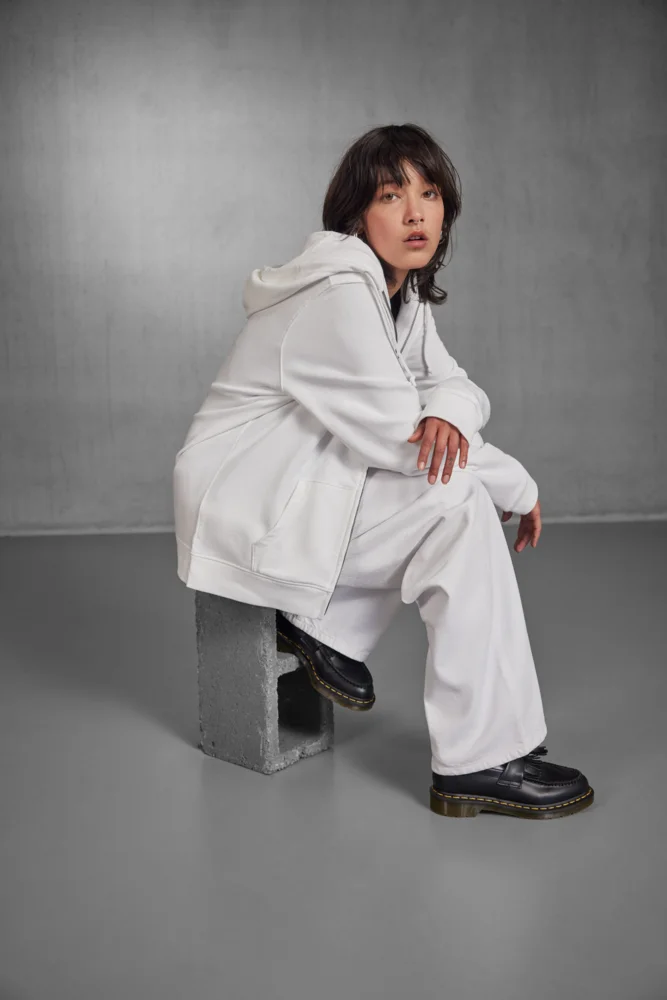 Damen Kapuzen Sweatjacke